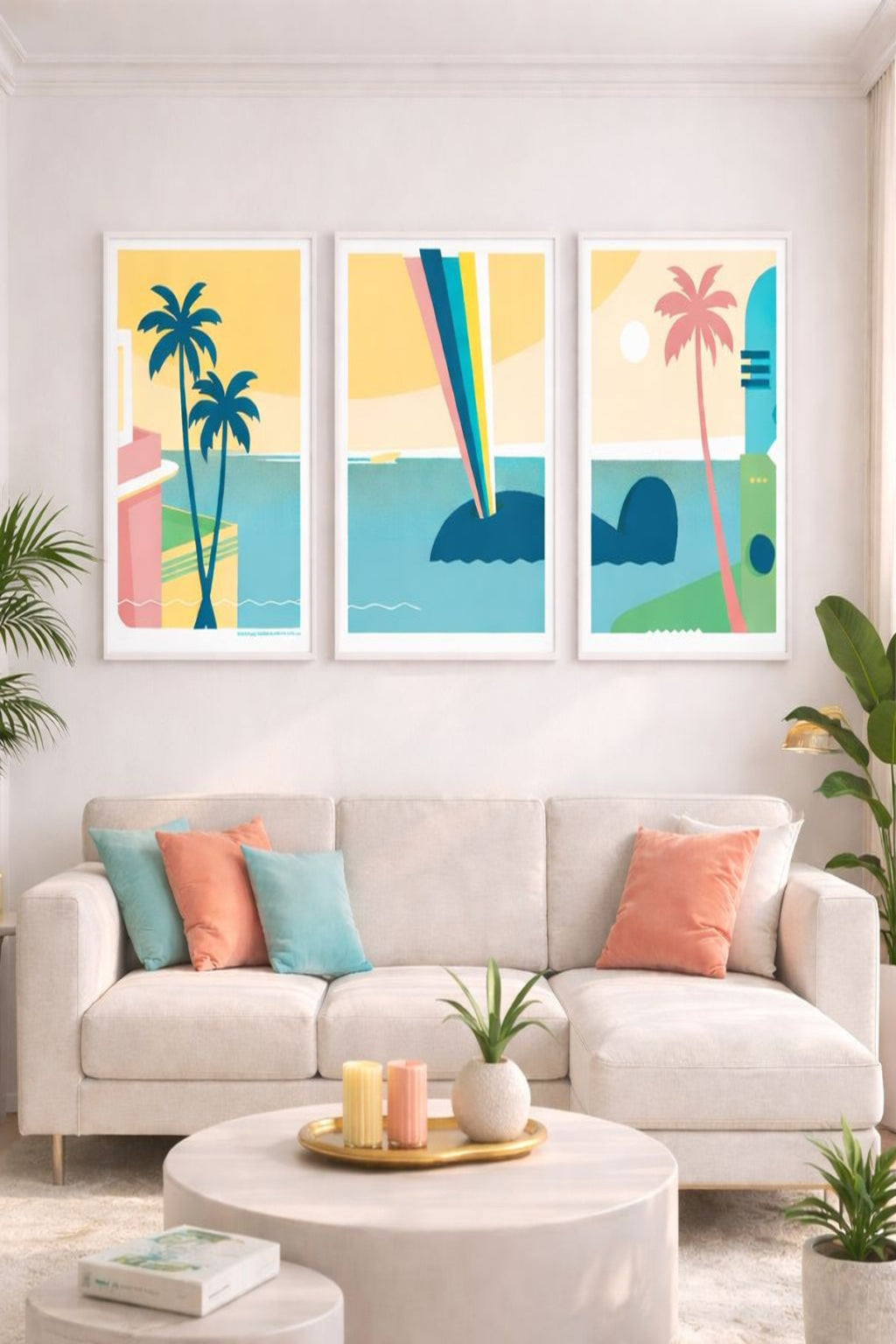 Triptych Poster - Screen Printed